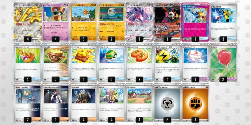 【サーフゴーex】ジムバトル優勝デッキレシピ