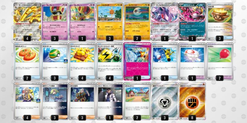 【サーフゴーex】ジムバトル優勝デッキレシピ