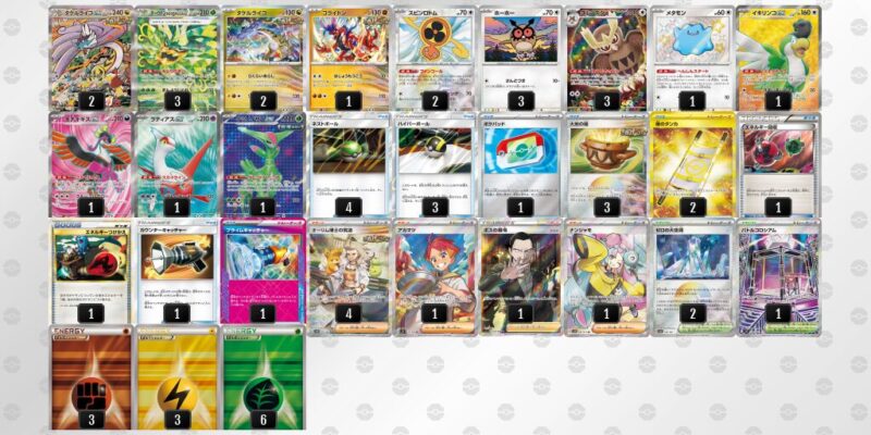 【タケルライコex】ジムバトル優勝デッキレシピ