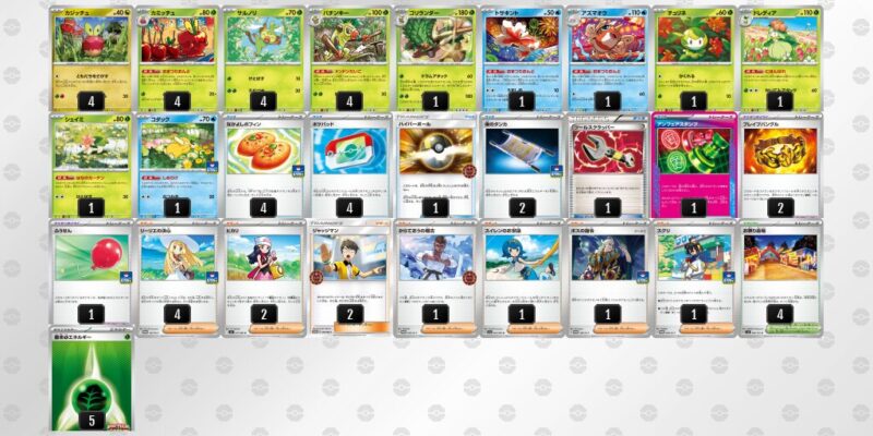 【おまつりおんど】ジムバトル優勝デッキレシピ