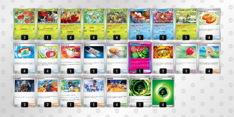 【おまつりおんど】ジムバトル優勝デッキレシピ