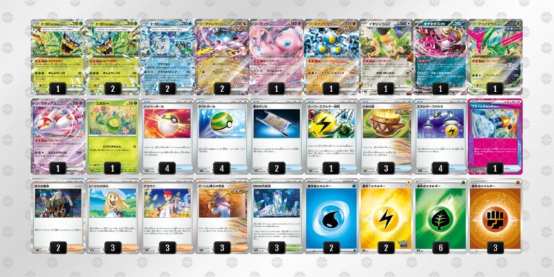 【タケルライコex】ジムバトル優勝デッキレシピ