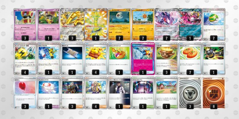 【サーフゴーex】ジムバトル優勝デッキレシピ