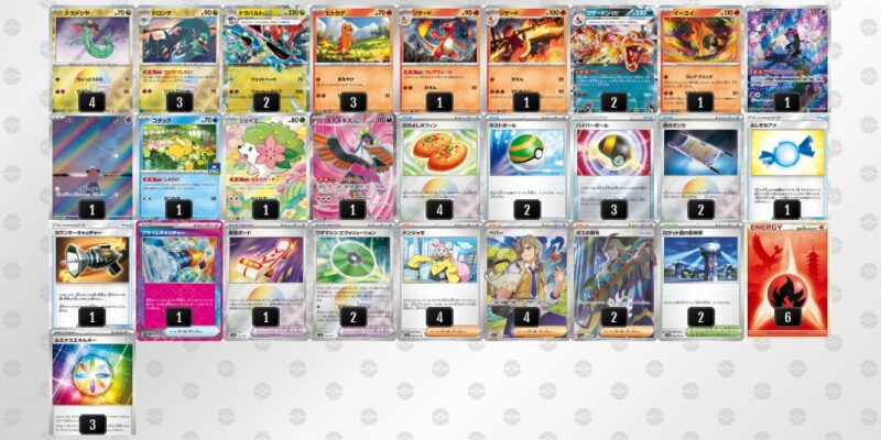 【ドラパルトex】ジムバトル優勝デッキレシピ
