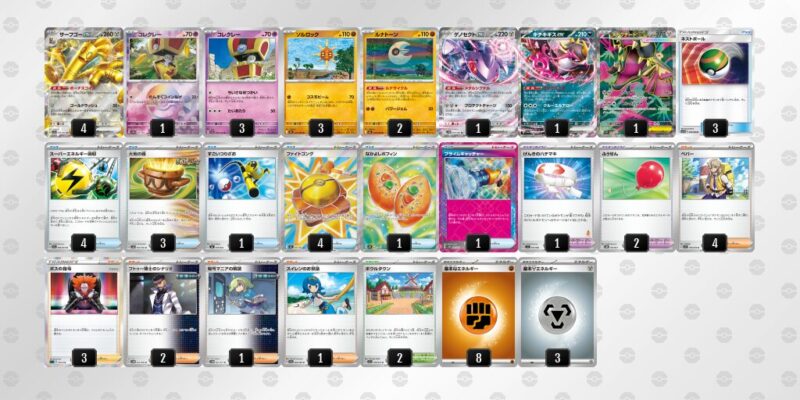 【サーフゴーex】ジムバトル優勝デッキレシピ