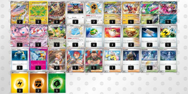 【タケルライコex】ジムバトル優勝デッキレシピ