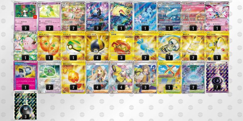 【メガサーナイトex】ジムバトル優勝デッキレシピ