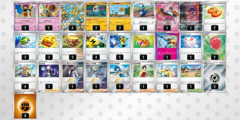 【サーフゴーex】ジムバトル優勝デッキレシピ