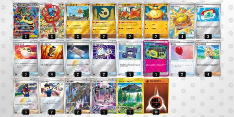 【メガルカリオex】ジムバトル優勝デッキレシピ