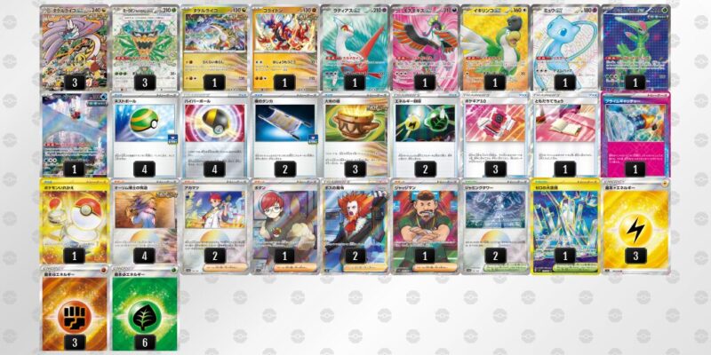 【タケルライコex】ジムバトル優勝デッキレシピ