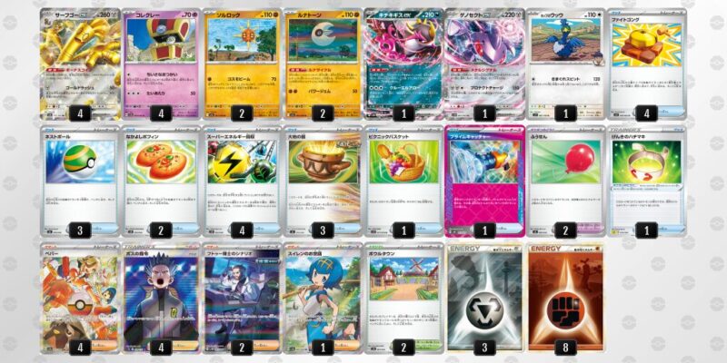 【サーフゴーex】ジムバトル優勝デッキレシピ