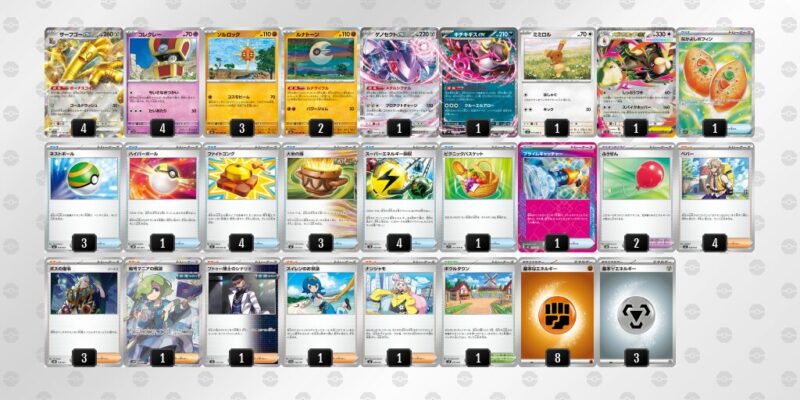 【サーフゴーex】ジムバトル優勝デッキレシピ