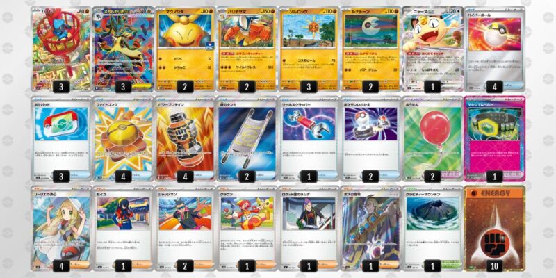 【メガルカリオex】ジムバトル優勝デッキレシピ