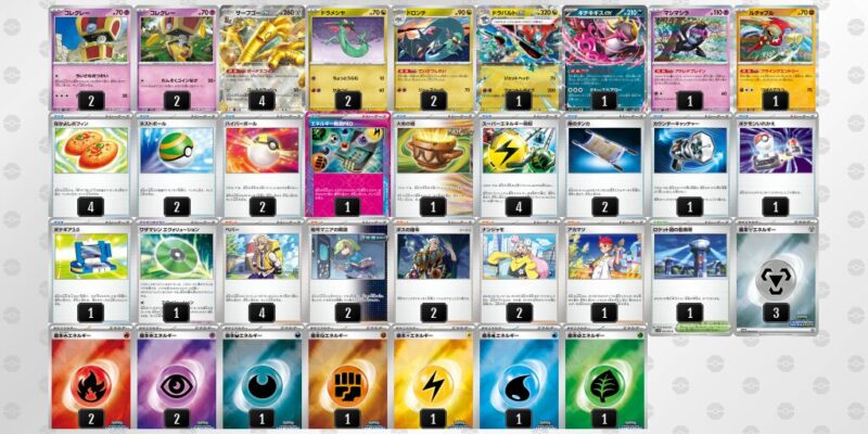 【サーフゴーex】ジムバトル優勝デッキレシピ