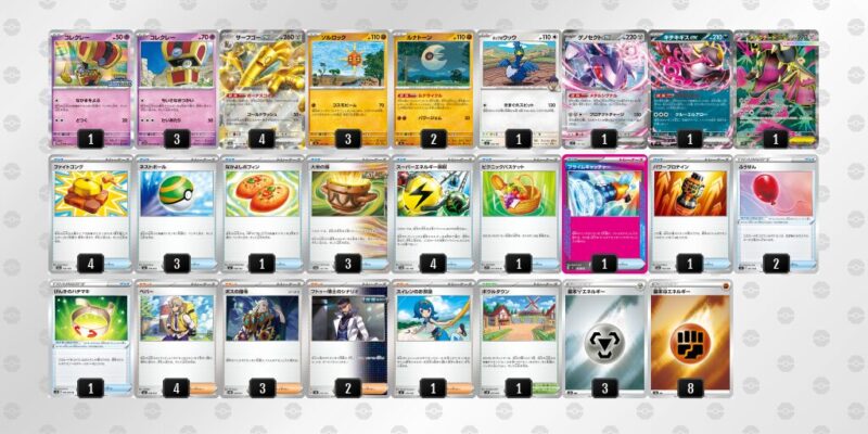 【サーフゴーex】ジムバトル優勝デッキレシピ