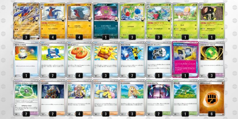 【シロナのガブリアスex】ジムバトル優勝デッキレシピ