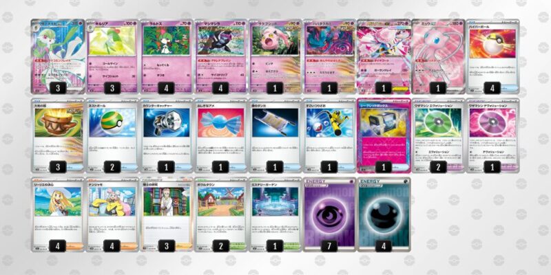 【メガサーナイトex】ジムバトル優勝デッキレシピ