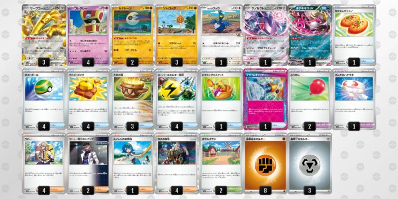 【サーフゴーex】ジムバトル優勝デッキレシピ