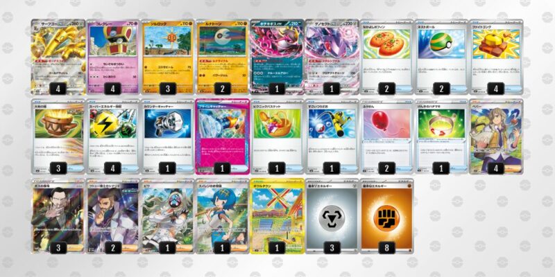 【サーフゴーex】ジムバトル優勝デッキレシピ