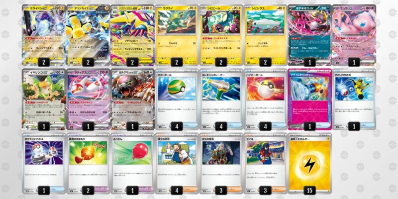 【メガライボルトex】ジムバトル優勝デッキレシピ