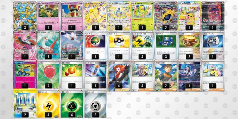 【サーフゴーex】ジムバトル優勝デッキレシピ