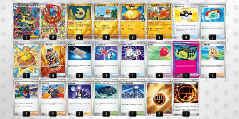 【メガルカリオex】ジムバトル優勝デッキレシピ