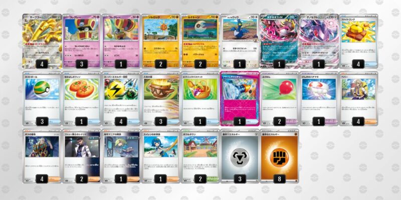 【サーフゴーex】ジムバトル優勝デッキレシピ