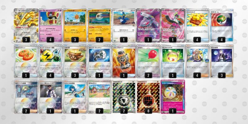 【サーフゴーex】ジムバトル優勝デッキレシピ