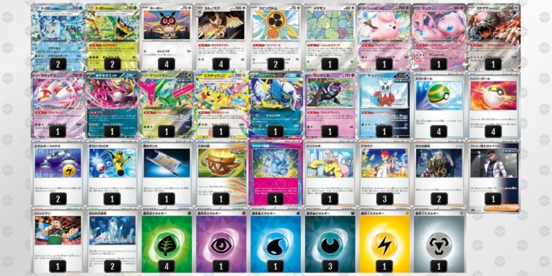 【テラスタルバレット】ジムバトル優勝デッキレシピ