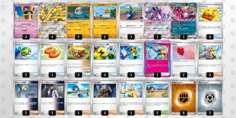 【サーフゴーex】ジムバトル優勝デッキレシピ