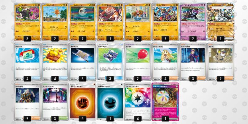 【イイネイヌ】ジムバトル優勝デッキレシピ