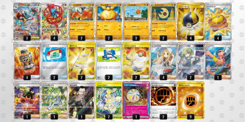 【メガルカリオex】ジムバトル優勝デッキレシピ