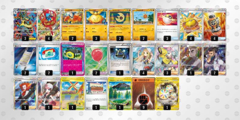 【メガルカリオex】ジムバトル優勝デッキレシピ