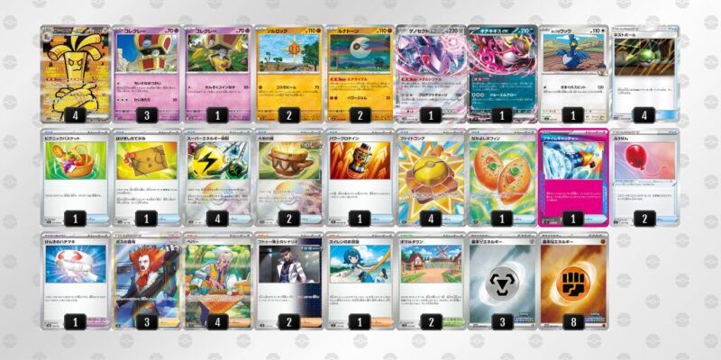 【サーフゴーex】ジムバトル優勝デッキレシピ