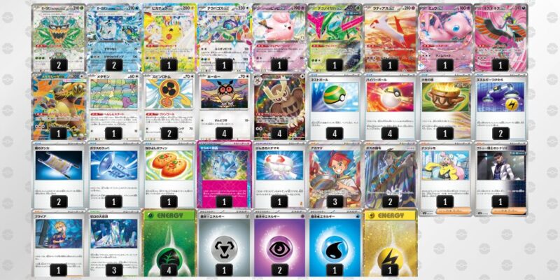 【テラスタルバレット】ジムバトル優勝デッキレシピ