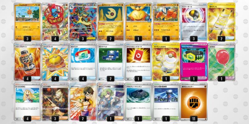 【メガルカリオex】ジムバトル優勝デッキレシピ