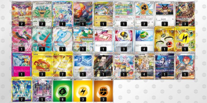 【タケルライコex】ジムバトル優勝デッキレシピ