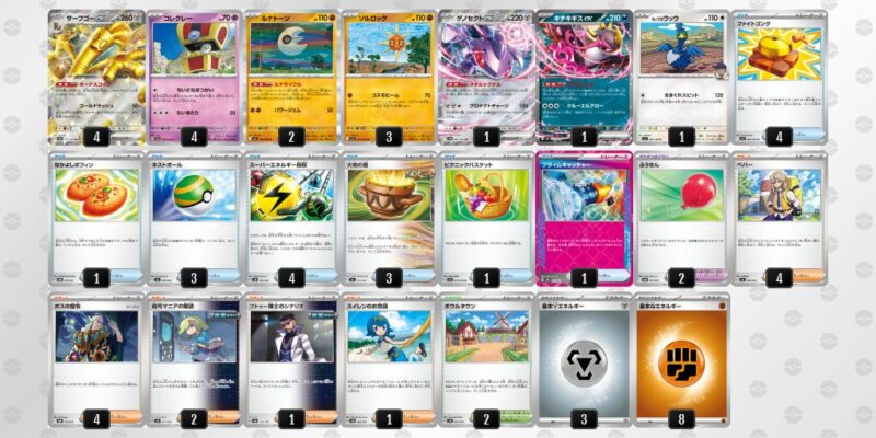 【サーフゴーex】ジムバトル優勝デッキレシピ