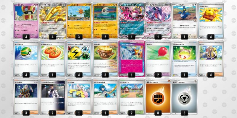 【サーフゴーex】ジムバトル優勝デッキレシピ