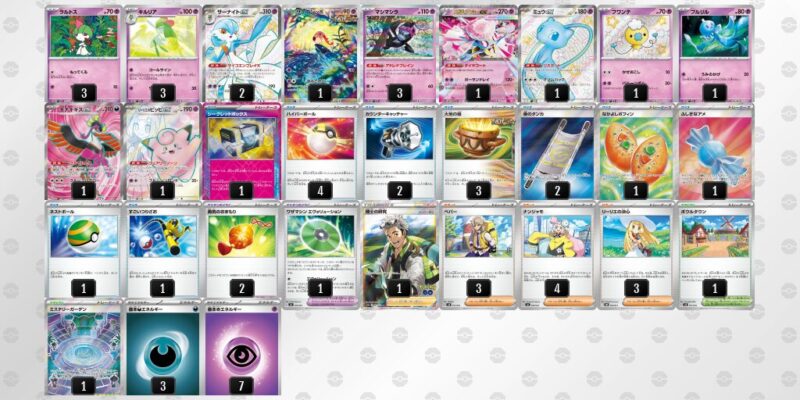 【メガサーナイトex】ジムバトル優勝デッキレシピ