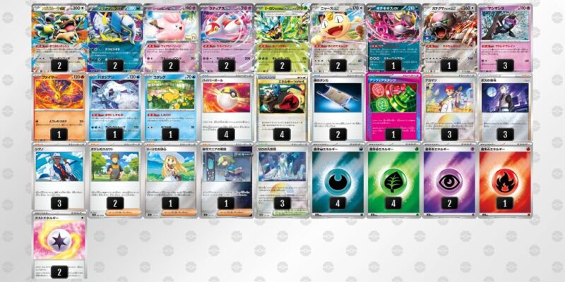 【メガアブソルex】ジムバトル優勝デッキレシピ