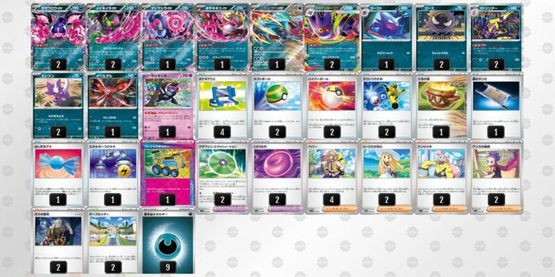 【メガゲンガーex】ジムバトル優勝デッキレシピ