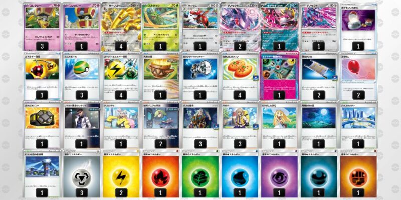 【サーフゴーex】ジムバトル優勝デッキレシピ
