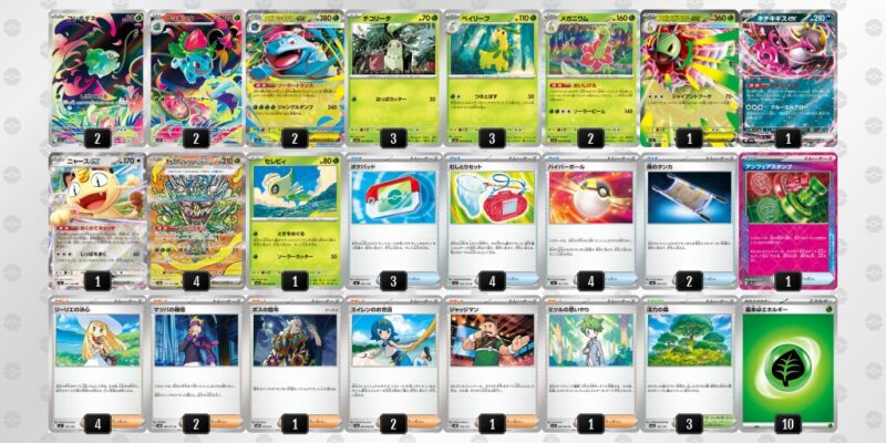 【メガフシギバナex】ジムバトル優勝デッキレシピ