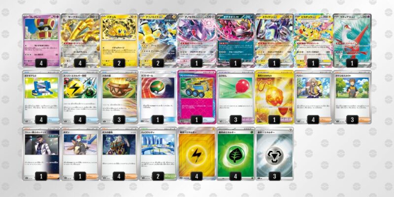 【サーフゴーex】ジムバトル優勝デッキレシピ