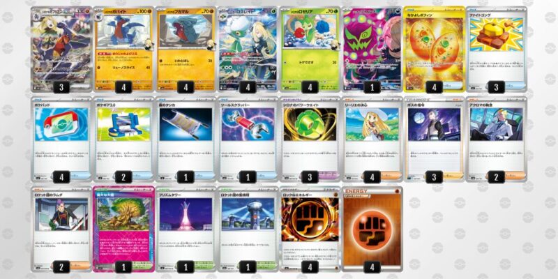 【シロナのガブリアスex】ジムバトル優勝デッキレシピ