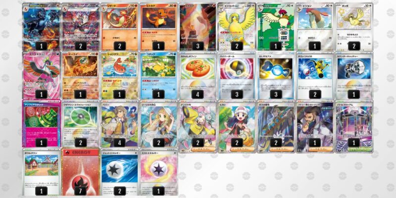 【メガリザードンXex】ジムバトル優勝デッキレシピ