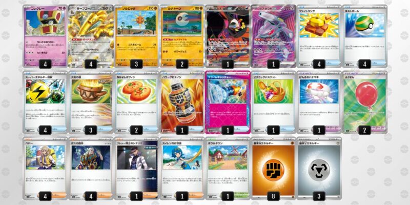 【サーフゴーex】ジムバトル優勝デッキレシピ