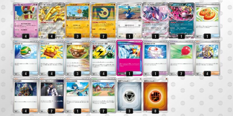 【サーフゴーex】ジムバトル優勝デッキレシピ