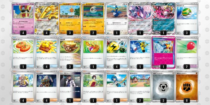 【サーフゴーex】ジムバトル優勝デッキレシピ